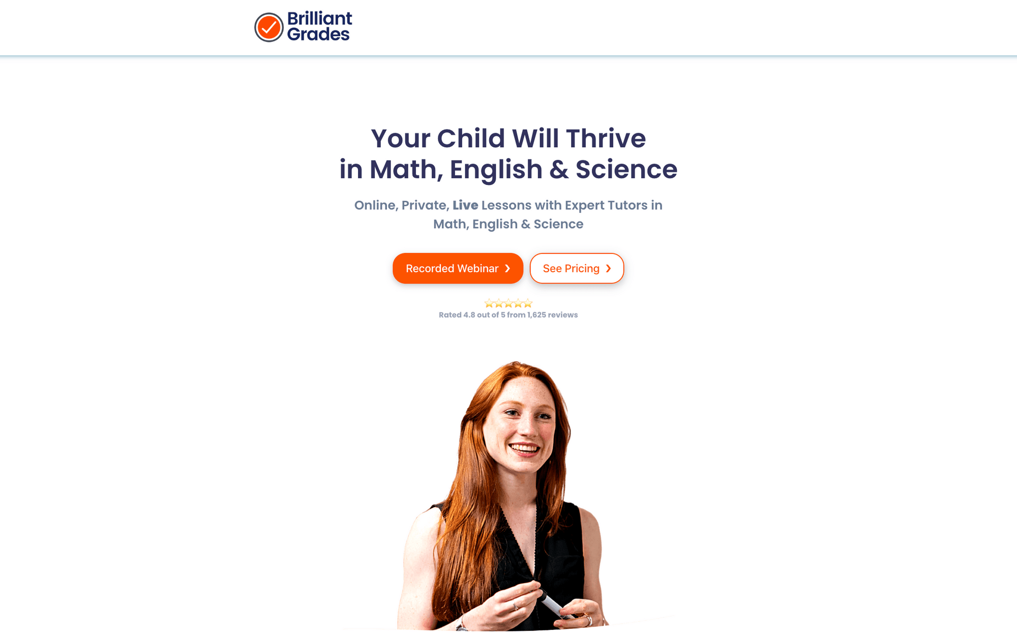 Brilliant Grades private tutoring preview